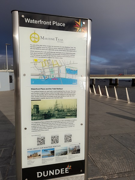 Start of The Dundee Maritime Trail