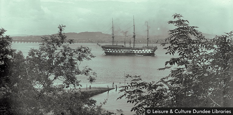 Mars Training Ship moored at Woodhaven