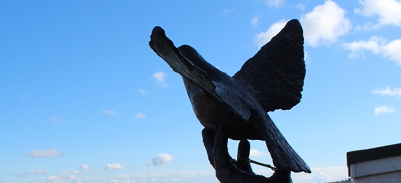 Winkie Pigeon Sculpture Broughty Ferry