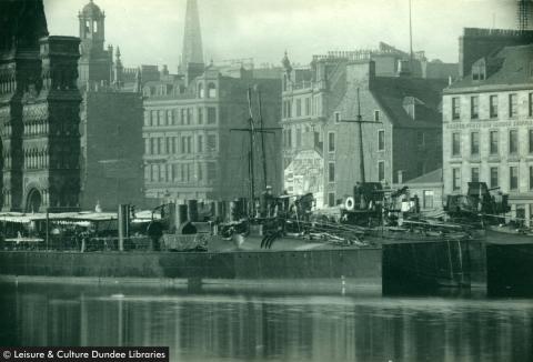 Naval Ships in King William IV Dock