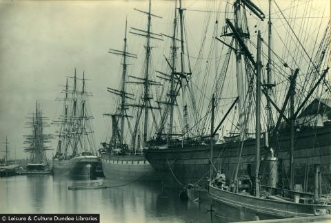 Victoria Dock Sailing Ships